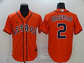 Astros 2 Alex Bregman Orange 2020 Nike Cool Base Jersey,baseball caps,new era cap wholesale,wholesale hats